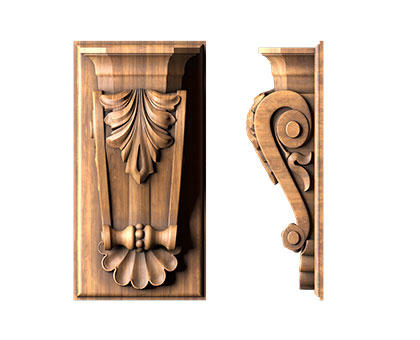 Corbel, 3d models (stl)