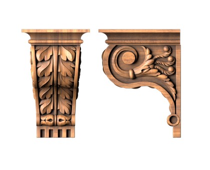 Corbel, 3d models (stl)