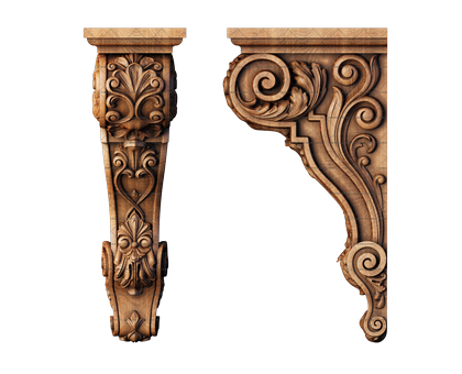 Corbel, 3d models (stl)