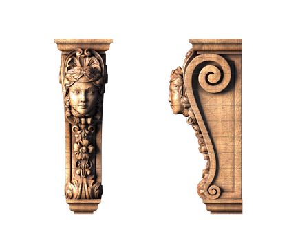 Corbel, 3d models (stl)