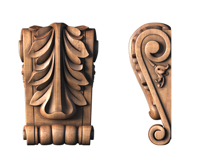 Corbel, 3d models (stl)