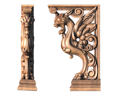 Corbel, 3d models (stl)