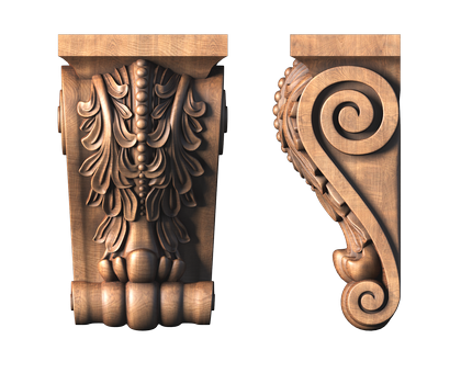 Corbel, 3d models (stl)