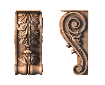 Corbel, 3d models (stl)