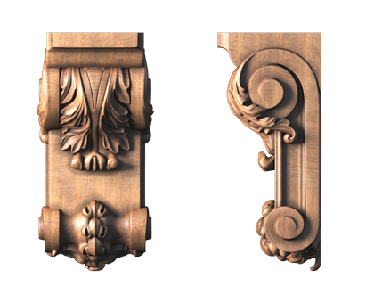 Corbel, 3d models (stl)