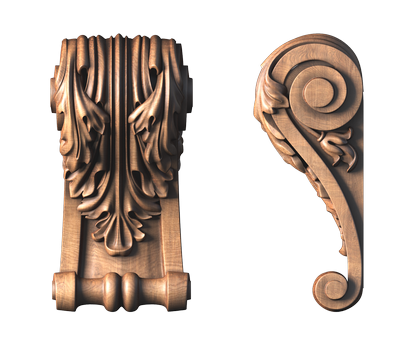 Corbel, 3d models (stl)