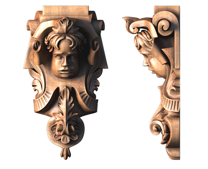 Corbel, 3d models (stl)