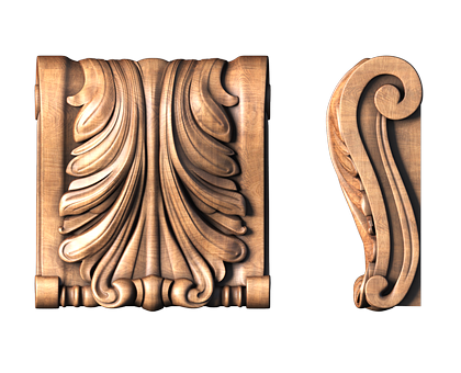 Corbel, 3d models (stl)