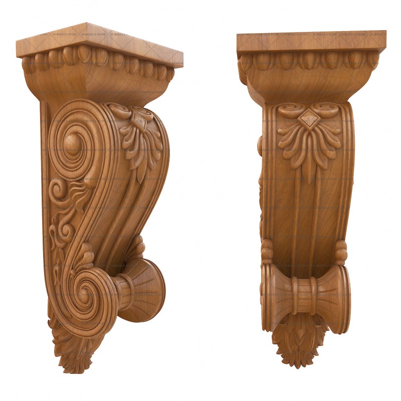 Corbel, 3d models (stl)