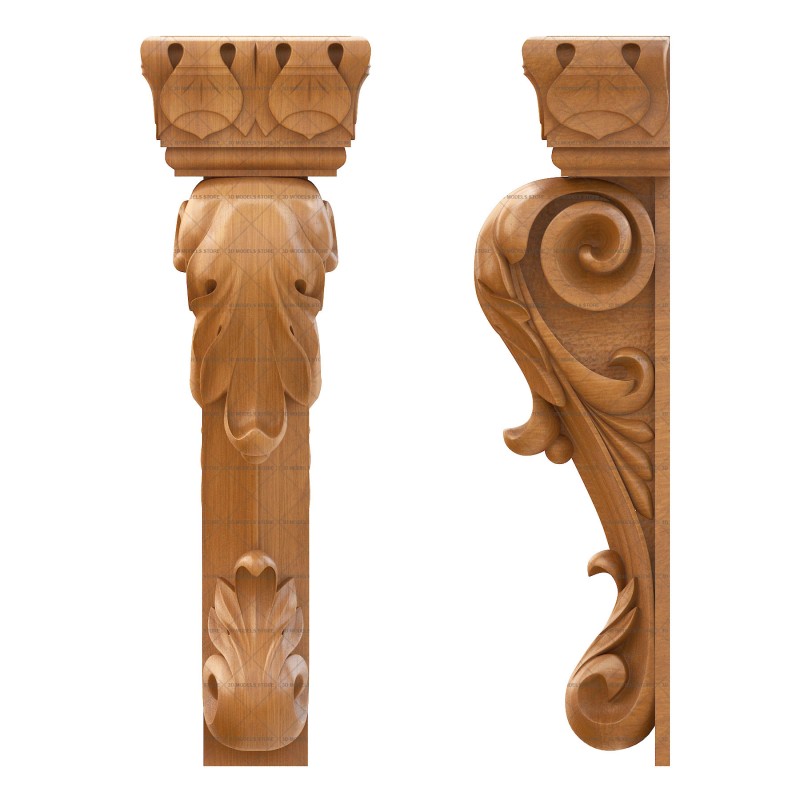 Corbel, 3d models (stl)