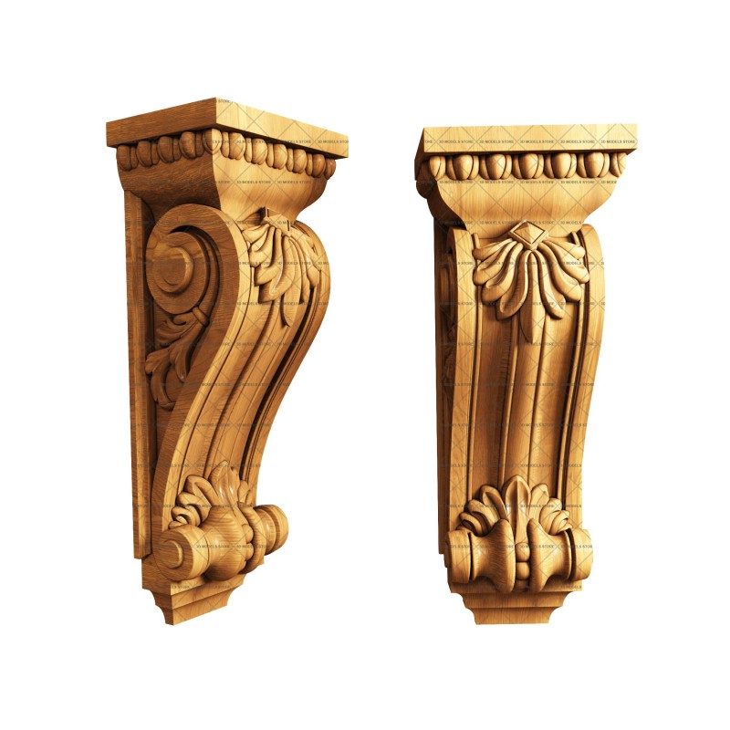 Corbel, 3d models (stl)