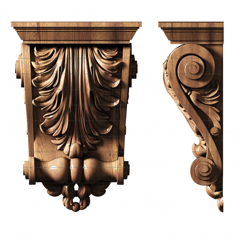 Corbel, 3d models (stl)