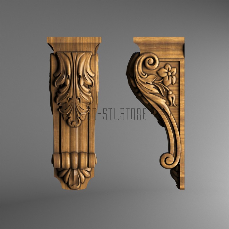 Corbel, 3d models (stl)