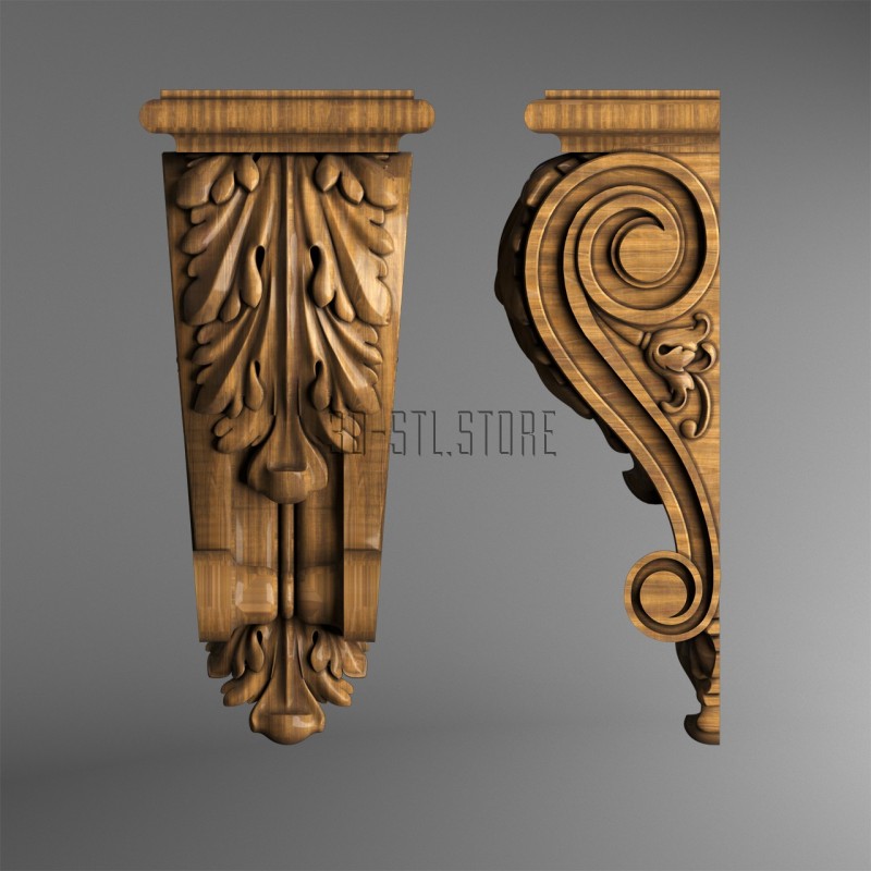 Corbel, 3d models (stl)