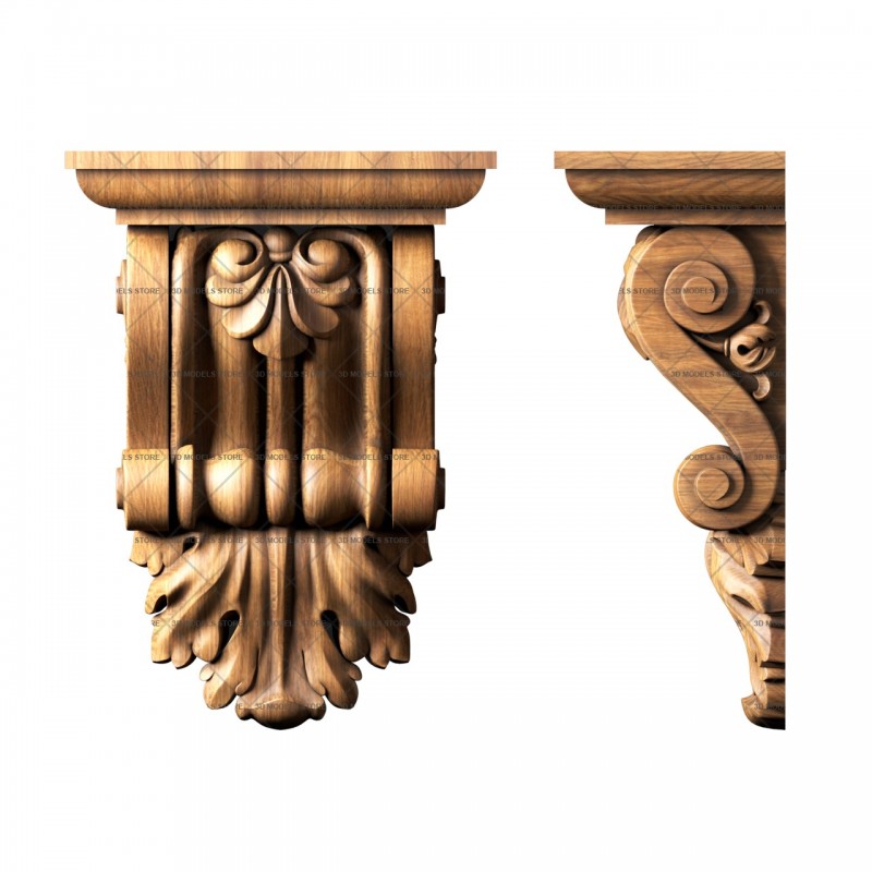 Corbel, 3d models (stl)