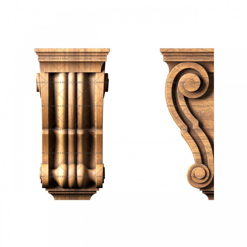 Corbel, 3d models (stl)