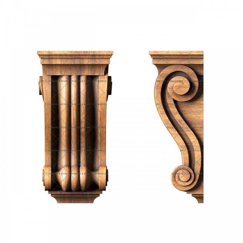 Corbel, 3d models (stl)