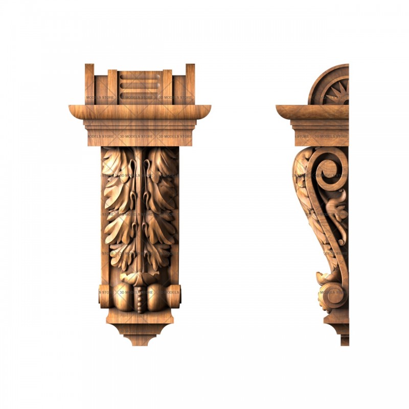 Corbel, 3d models (stl)