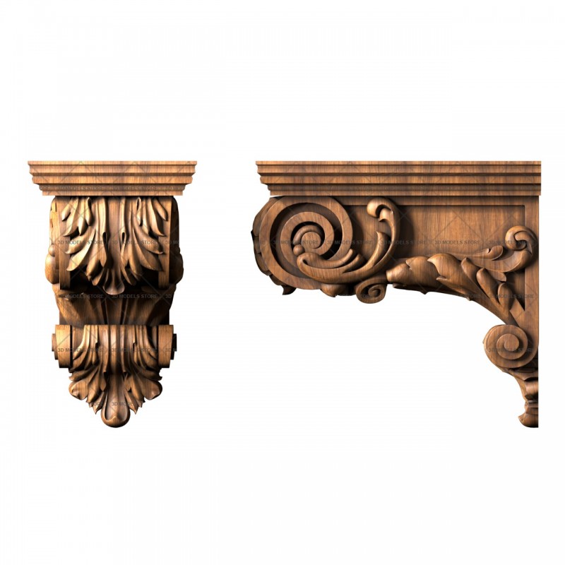 Corbel, 3d models (stl)