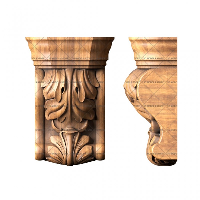 Corbel, 3d models (stl)