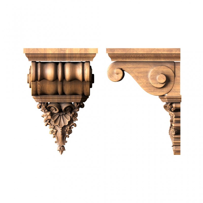 Corbel, 3d models (stl)