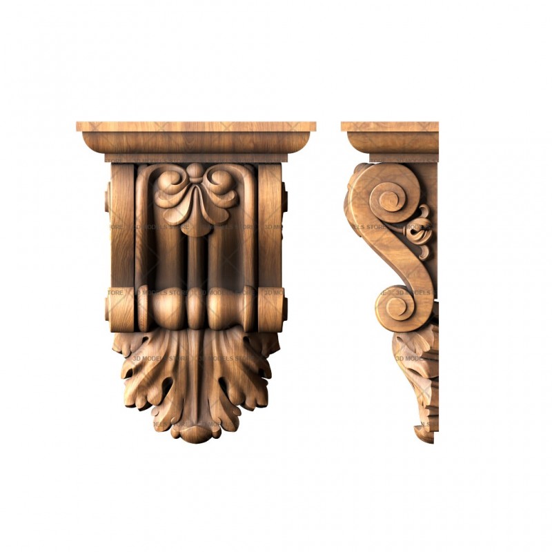 Corbel, 3d models (stl)