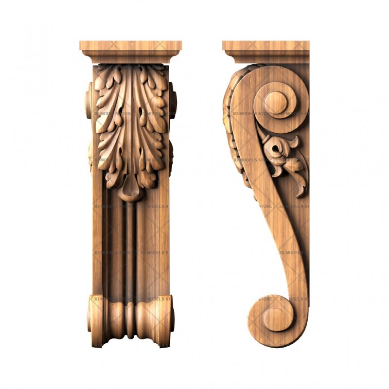 Corbel, 3d models (stl)