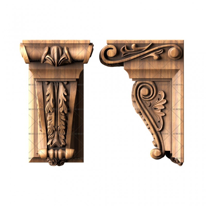 Corbel, 3d models (stl)