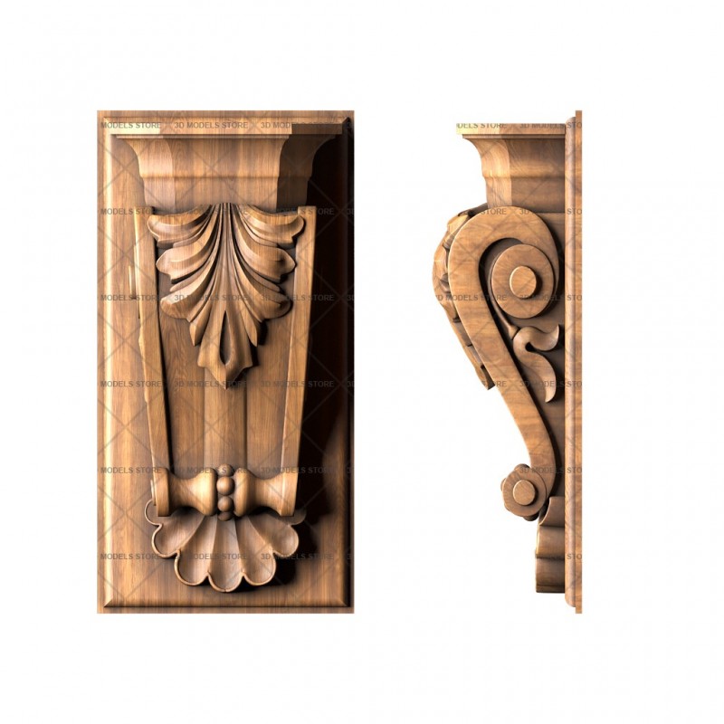 Corbel, 3d models (stl)