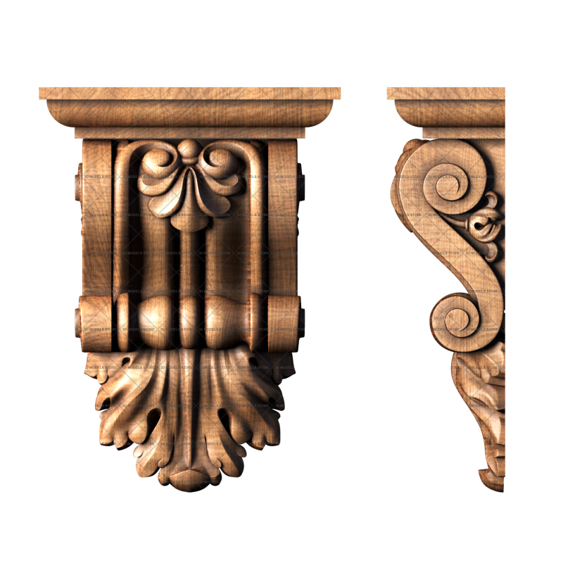 Corbel, 3d models (stl)