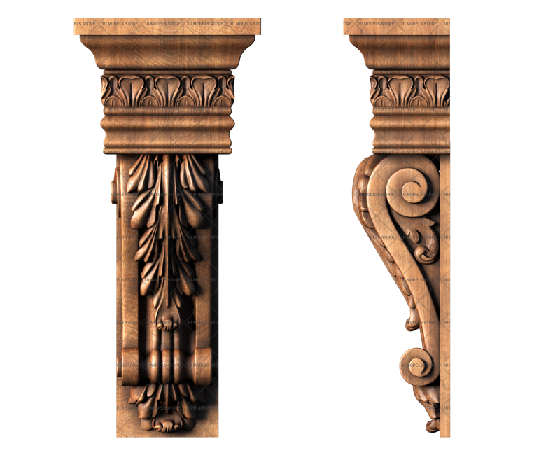 Corbel, 3d models (stl)