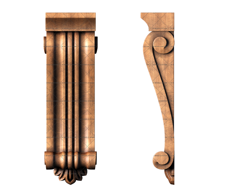 Corbel, 3d models (stl)