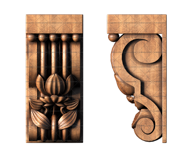 Corbel, 3d models (stl)