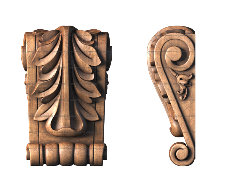 Corbel, 3d models (stl)