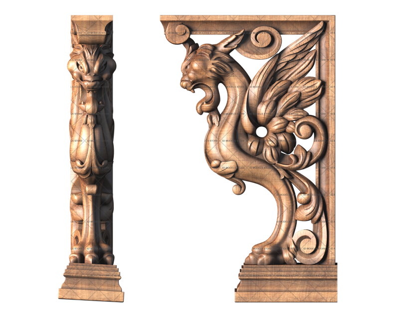 Corbel, 3d models (stl)