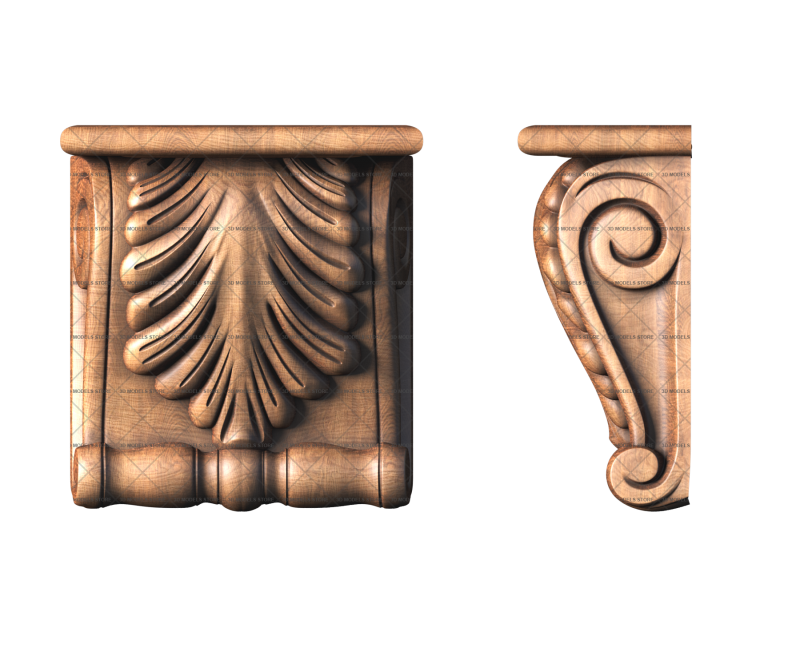 Corbel, 3d models (stl)