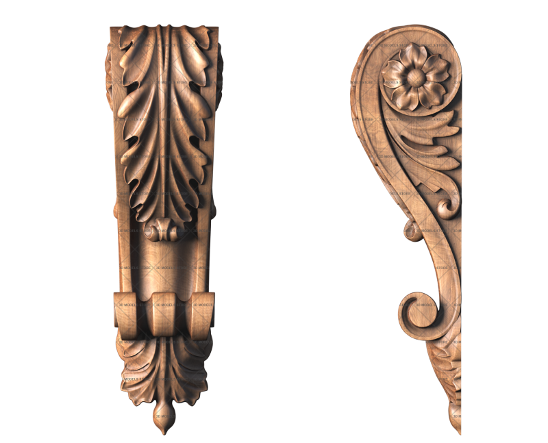 Corbel, 3d models (stl)