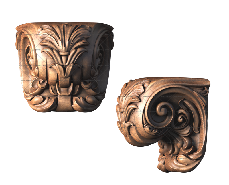 Corbel, 3d models (stl)