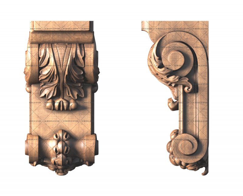 Corbel, 3d models (stl)