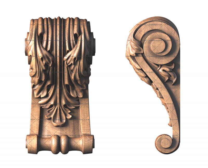 Corbel, 3d models (stl)