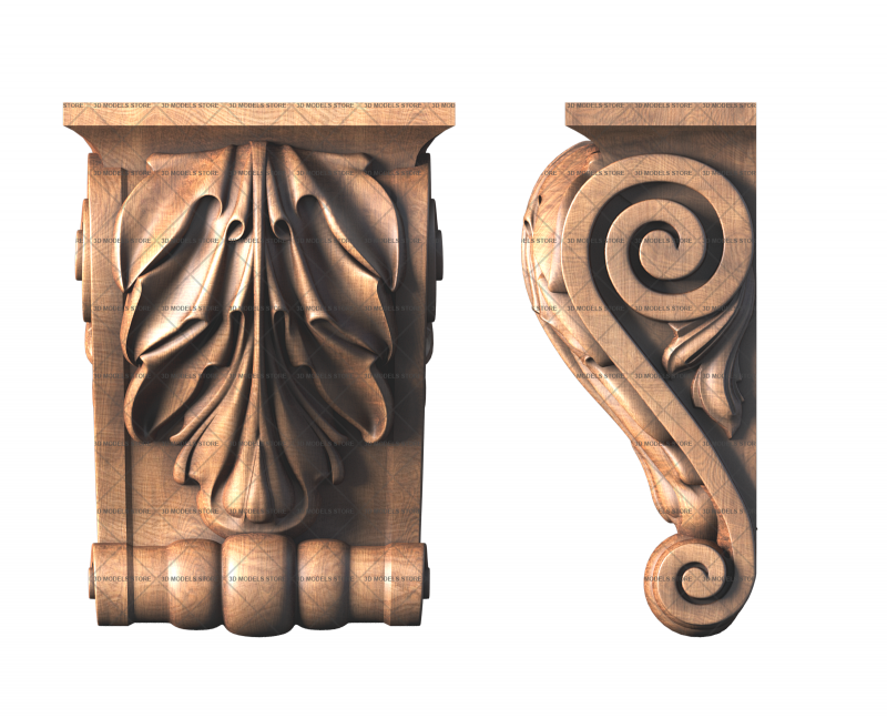 Corbel, 3d models (stl)