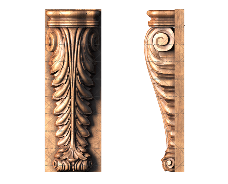 Corbel, 3d models (stl)