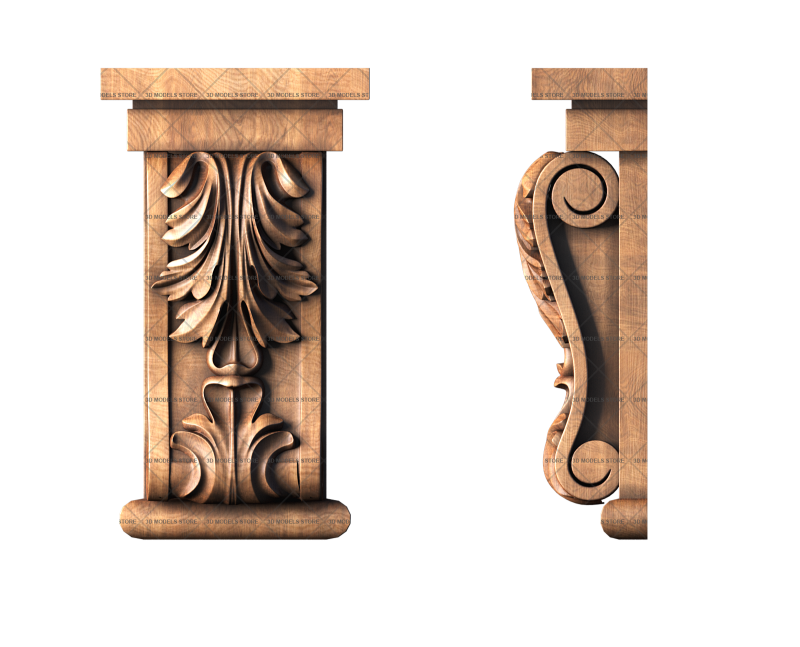 Corbel, 3d models (stl)