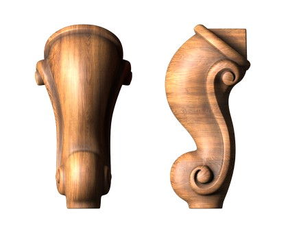 Furniture legs, 3d models (stl)