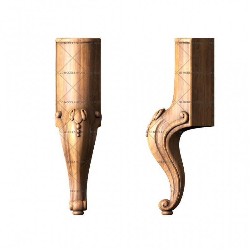 Furniture legs, 3d models (stl)