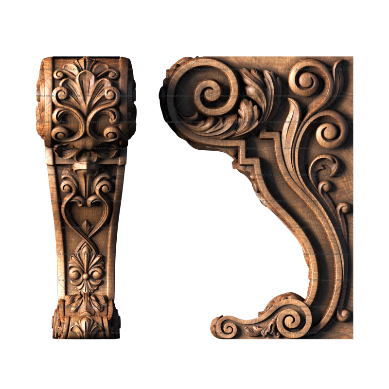 Furniture legs, 3d models (stl)