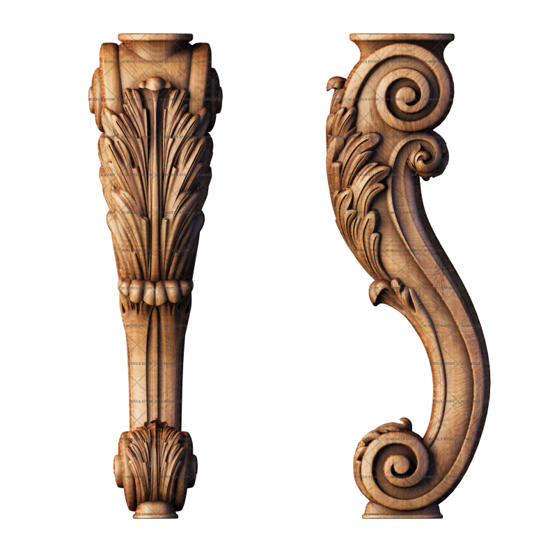 Furniture legs, 3d models (stl)