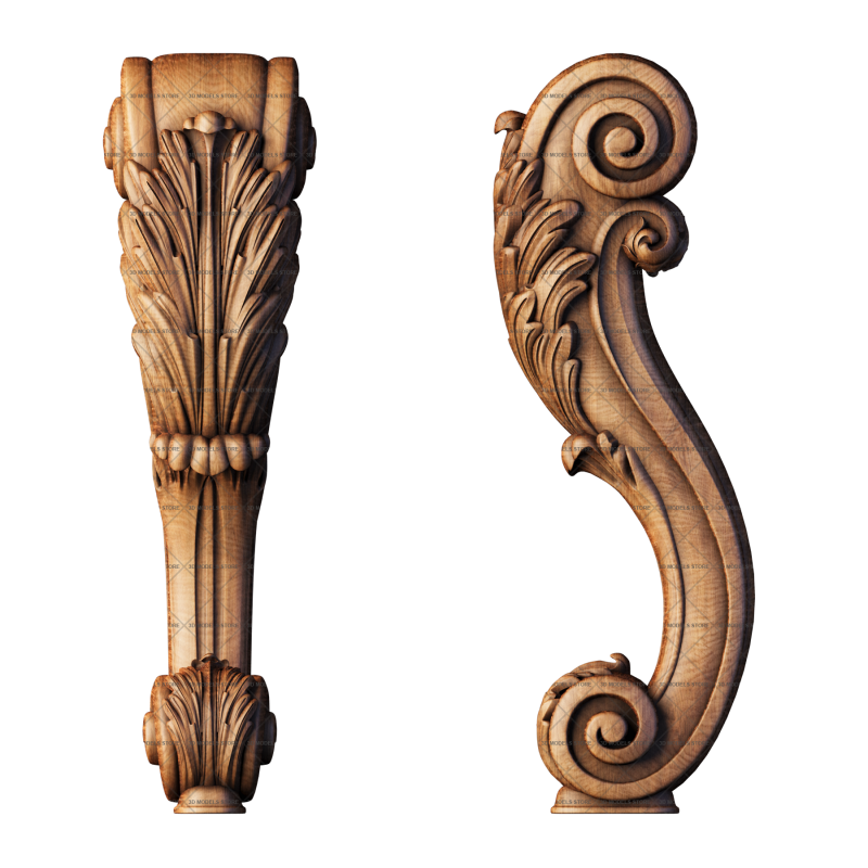 Furniture legs, 3d models (stl)