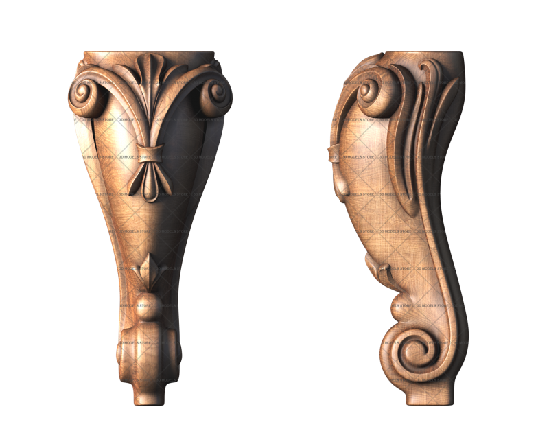 Furniture legs, 3d models (stl)