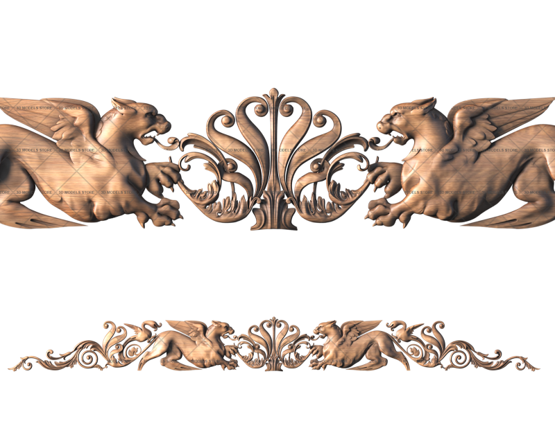 Central decor, 3d models (stl)